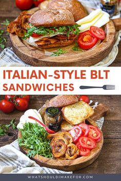 sandwich on wooden board with tomatoes and lettuce surrounding it Sandwich For Picnic, Gourmet Blt, Blt Sandwiches, Blt Sandwich, Simple Sandwiches, Delicious Sandwiches, Food For A Crowd, Wrap Recipes, Easy Lunches