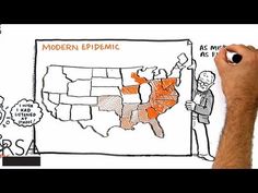 an animated cartoon shows the map of the united states