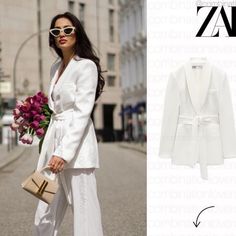 New+Tag Elegant Lapel Collar Blazer For Spring, Elegant Spring Blazer With Lapel Collar, Chic Summer Daywear Outerwear, Chic Fall Wedding Blazer, Chic Wedding Blazer For Fall, Elegant Summer Wedding Outerwear, Tailored Spring Outerwear For Daywear, Tailored Spring Outerwear, Elegant Tailored Outerwear For Spring