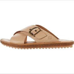 Nwot Natural Leather. So Comfortable! #Born #Bleek #Birkenstock Casual Leather Crossover Sandals, Casual Footbed Sandals With Leather And Cross Strap, Casual Footbed Sandals With Buckle Closure, Casual Footbed Sandals With Buckle And Cross Strap, Casual Brown Cross-strap Sandals, Casual Brown Cross Strap Sandals, Casual Brown Sandals With Cross Strap, Casual Leather Sandals With Cross Strap, Fashion Sandals Flat