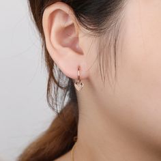 Silver Hoop Earring, Earring Minimalist, Heart Jewellery, Minimalist Earring, Silver Cleaning, Simple Hoop Earrings, Heart Hoop Earrings, Earrings Bridesmaid, Wedding Gifts For Bridesmaids