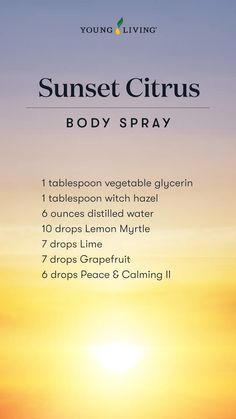 DIY Body Spray with Essential Oils | Young Living Blog Diy Fragrance Oil Perfume Recipes, Young Living Room Spray Recipes, Homemade Body Spray With Essential Oils, Body Spray Diy, Essential Oil Body Spray Recipes Homemade Perfume, After Sun Spray Essential Oils, Diy Room Spray Essential Oils Vodka, Homemade Body Spray