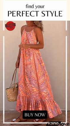 Sunita Ethnic Print A-line Halter Tassel Vacation Maxi Dress Bohemian Multicolor A-line Sundress, Bohemian A-line Maxi Dress For Beach Season, Bohemian A-line Printed Sundress, Bohemian A-line Beach Maxi Dress, Vibrant Print A-line Beach Dress, Multicolor A-line Maxi Dress For Beach, Orange A-line Vacation Dress, Orange Printed Bohemian Sundress, Orange Bohemian Printed Sundress