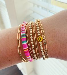 Preppy Jewlery, Preppy Accessories, Preppy Bracelets, Preppy Jewelry, Dope Jewelry, Summer Bracelets, Cute Bracelets, Hand Jewelry, Girly Jewelry