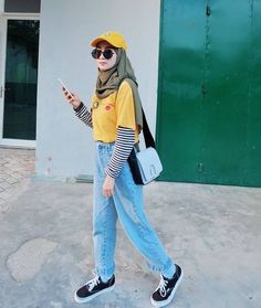 Casual Hijab, Style Hijab, Casual Hijab Outfit, Hijab Chic