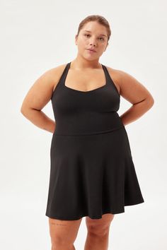 Black Riley Sweetheart Dress — Girlfriend Collective Exercise Dress, Girlfriend Collective, Sweetheart Dress, Ballroom Dance, Float, Designer Dresses, Dresses, Black, Ballroom Dancing