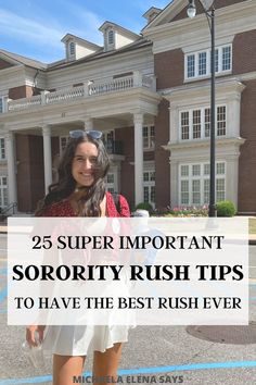 Sorority Recruitment Tips Sorority Bonding Activities, Sorority Recruitment Outfits Rush Week, Sorority Rush Week Outfits, College Dorm Necessities, Sorority Recruitment Dresses, Sorority Recruitment Tips, Sorority Recruitment Decorations, Sorority Rush Week, College Dorm Hacks