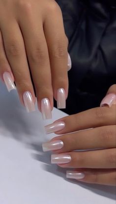 Nude Baddie Nails Almond, Grad Nails, Colorful Nails, Classy Acrylic Nails, Pearl Nails, Acrylic Nails Coffin Short, Nails 2024, Pink Acrylic Nails, Neutral Nails