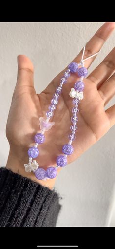 These are handmade beaded phone charms - using a mixture of bow and butterfly charms and the most elegant purple cracked glass beads. Wording can be changed to fit your liking, how about your name? or your besties? Purple Phone Charm, Beaded Phone Charms, Purple Beaded, Phone Plug, Phone Charms, Girly Accessories, Butterfly Charm, Charm Gift, Phone Charm