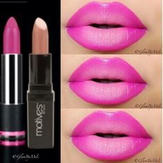 Ombre lips for the day Make Up Pink, Ombré Lips, Ombre Lipstick, Pretty Lips, Witch Makeup, Kissable Lips