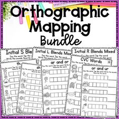 the orthogramic maping bundle for students to practice their writing skills