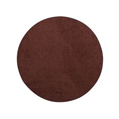 a round brown area rug on a white background