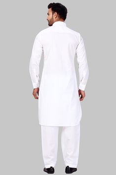 Product Features: Top Color: White Bottom Color: White Work: Solid Top Fabric: Fine poly and cotton mix Bottom Fabric: Fine poly and cotton mix Pack Of: 1 Pathani : 1 Salwar Occasion: Partywear Disclaimer: There will be slight difference in digital to actual image Classic Fitted Cotton Kurta, Fitted White Cotton Sets, White Fitted Cotton Sets, White Cotton Sets, Casual White Fitted Kurta, White Casual Tops For Festive Occasions, White Casual Top For Festive Season, White Casual Festive Top, Casual White Top For Festive Season