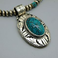 Handcrafted by Eli Gofman Sterling Silver Kingman and Hubei Turquoise Southwestern Artisan Necklace. - Etsy Southwestern Oval Turquoise Necklace With Natural Stones, Artisan Turquoise Necklace With Sterling Silver Clasp, Bohemian Oval Turquoise Necklace Stamped 925, Artisan Turquoise Etched Jewelry, Handmade Southwestern Oval Turquoise Necklace, Artisan Etched Turquoise Jewelry, Artisan Oval Turquoise Necklace, Artisan Oval Turquoise Necklace Collectible, Handmade Southwestern Turquoise Necklace With Oval Pendant