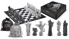 the harry potter chess set is shown