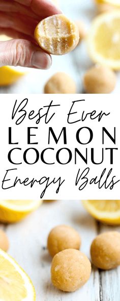 Lemon Coconut Energy Balls Chia Energy Balls, Weight Watcher Desserts, Low Carb High Protein, Vegan Snack Recipes, Coconut Chia, Vegan Snack, Lemon Coconut, Low Carb Dessert