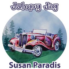 the logo for jalopy jig, susan paradis's car show