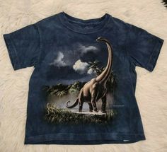 Blue Dinosaur Print Short Sleeve T-shirt, Blue Tie, Blue Tie Dye, Blue Ties, Boy Girl, The Mountain, Flat Lay, Happy Shopping, Boy Or Girl