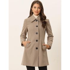 A perfectly polished layer for cooler days, this classic trench coat will keep you looking great and feeling comfortable. Truly a timeless piece that can be worn, loved, passed down - and never go out of style! Button front design allows for easy layering, while front slant pockets provide a spot to store your tiny essentials. Style it with a blouse and slacks for a look that's all business, or pair it with pumps and your favorite dress for a date night out. Dress For A Date, Winter Long Coat, Faux Fur Collar Coat, Fur Collar Coat, Long Overcoat, Long Winter Coats, Classic Trench Coat, Collared Coat, Collars For Women