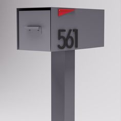 Update your home's curb appeal with our Malone Mailbox. This mailbox will accent and give the perfect look to any home. The size of the mailbox is perfect to house small-sized packages. Shipped in two separate packages - one for the mailbox and one for the post. (The boxes could arrive on different days so please be patient.) Post & Porch Customize: Yes, Font Color: Black, Mailbox Color: Gray | Post & Porch Malone Post Mounted Steel Mailbox 67.0 H x 9.5 W x 21.0 D in gray / yellowSteel in Black Mailbox Gray, Black Mailbox, Steel Mailbox, Update Your Home, The Mailbox, Gray Yellow, House Numbers, Mailbox, Curb Appeal