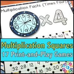 We've "Mathified" The Squares Game! – Games 4 Gains Multiplication Facts Memorizing, Math Patterns, Maths Games, Fun Math Games