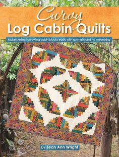 the cover of caring log cabin quilts