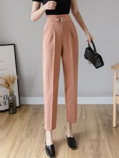 SPECIFICATIONS Material: Polyester Length: Ankle-Length Pants Gender: WOMEN Front Style: Flat Closure Type: Zipper Fly Size ? S:Waist:64cm,Hip:90cm,Thigh:52cm,Length:92cm M:Waist:68cm,Hip:94cm,Thigh:54cm,Length:92cm L:Waist:72cm,Hip:98cm,Thigh:56cm,Length:93cm XL:Waist:76cm,Hip:102cm,Thigh:58cm,Length:93cm Notes: the Error within 3 cm due to manual measurement(Unit: 1 inch = 2.54 cm, 1 cm = 0.39 inch) Button Fashion, Harem Pants Women, Solid Color Pants, New 2023, Cotton Bottoms, Pencil Pants, 2023 Fashion, Ankle Length Pants, Fashion Korean