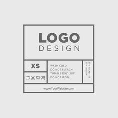 a white and gray logo design