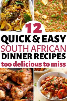 12 quick and easy south african dinner recipes