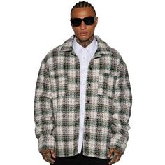 San Juan Textured Quilted Shacket Jacket New With Tags If You Have Any Questions Please Ask Before Purchasing. Check Out All Of Our Other Great Items Elevate Your Style With Our San Juan Textured Quilted Shacket Jacket, Perfect For Any Casual Occasion. This Versatile Piece Features A Man Wearing A Plaid Shirt And Sunglasses, Exuding A Cool And Laid-Back Vibe Effortlessly. Made With High-Quality Materials, This Jacket Is Both Stylish And Comfortable, Making It A Must-Have Addition To Your Wardrob Collared Shacket For Winter Streetwear, Winter Streetwear Single Breasted Shacket, Winter Streetwear Single-breasted Shacket, Winter Button-up Shacket For Streetwear, Button-up Shacket For Streetwear In Winter, Button-up Shacket For Winter Streetwear, Urban Plaid Outerwear For Streetwear, Plaid Outerwear With Pockets For Streetwear, Fall Streetwear Sport Coat With Long Sleeves