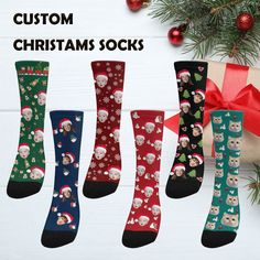 Thank you for taking the time out of your busy schedule to click on our product. So I want to tell you, you've come to the right place. We are committed to providing you with satisfactory products, and our Christmas socks can be customized to any color and face you want. Just send us a photo through Etsy Chat and we will turn it into a precious gift for you. Create personalized gifts for your loved ones, family, and friends. How to Get  Your Customized Socks 1. Select the design you want to cust Novelty Socks For Winter Gift, Novelty Winter Socks For Gift, Novelty Winter Socks As Gift, Novelty Winter Socks For Gifts, Novelty Christmas Gift Socks, Customized Socks, Face Socks, Socks Christmas, Precious Gift