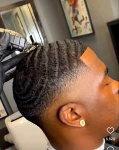 Waves With Taper Fade, Low Fade With Waves, Mid Fade With Waves, Waves Mid Fade, Low Cut Black Men, Drop Fade Waves, Low Drop Fade Haircut For Black Men, Midfade Hairstyle Men, Drop Fade Black Men