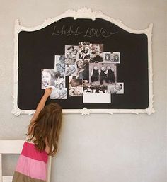 Fancy Chalk Talk Magnetic Chalkboard Paint, Blackboard Ideas, Mommo Design, Magnetic Paint, Magnetic Chalkboard