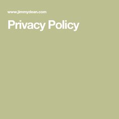 the words privacy policy written in white on a light green background with an image of a man