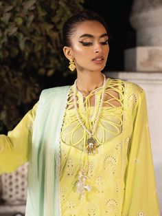 Brand: Faiza FaisalProduct Code: Maya-DeryaCollection: Maya Faizal Faisal Unstitched Luxury Lawn Summer CollectionFabric: Lawn DESIGN DETAILS: Brand: Faiza FaisalProduct Code: Maya-AmiraCollection: Maya Faizal Faisal Unstitched Luxury Lawn Summer CollectionFabric: Lawn DESIGN DETAILS: DISCLAIMER:* Lining, Laces, and Tassels are not included in unstitched variants.* Embellishment items in stitched outfits are subject to market availability.* The actual colors of the outfit may vary from the colors being displayed on your device. CARE INSTRUCTIONS: Extra Fabric Has Been Used For Shoot Original Color May Vary Slightly From The Picture Dry Clean Recommended Iron The Clothes At Moderate Temperature Do Not Use Bleach, Or Stain Removing Chemicals Damp Fabric Should Not Be Exposed To Sunlight Maya Lawn Design, Chiffon Collection, Embroidered Sleeves, Luxury Wear, Lawn Suits, Silk Dupatta, Fabric Stores Online, Pakistani Fashion, Designer Suits