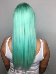 Pastel Green Hair Color, Pastel Mint Green Hair, Light Teal Hair, Mint Green Hair Color, Seafoam Green Hair, Sea Green Hair, Aqua Hair Color, Mint Hair Color