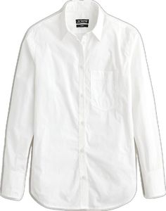 Classic Formal Poplin Blouse, Elegant Poplin Tops, Classic Poplin Tops For Business Casual, Classic Poplin Blouse For Workwear, Classic Poplin Blouse For Daywear, Classic Poplin Blouse With Spread Collar, Classic Poplin Tops With Spread Collar, Classic Poplin Top With Spread Collar, Elegant Everyday Cotton Shirt