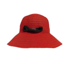 Packable Ribbon Bucket Hat Red Wide Brim Bucket Hat For Beach, Red Brimmed Bucket Hat For Beach, Red Adjustable Bucket Sun Hat, Red Wide Brim Bucket Hat, Fun Red Adjustable Bucket Hat, Red Hat Society, Summer Hats For Women, Lady In Waiting, Timeless Classic Style