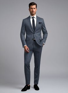 When the occasion calls for a garment that transcends the ordinary, our Loro Piana Fontana Wool Silk Linen Suit is the definitive choice. Crafted from a luxurious blend of wool, silk, and linen and featuring a striking blue plaid pattern, this suit combines artistic design with the comfort of a tailor-made fit, ensuring you stand out with grace and poise. Suited for grand evenings, exclusive soirées, or any event where making a statement is key.  A marriage of elegance and comfort, Loro Piana fa Elegant Semi-formal Unstitched Suit With Collar, Timeless Silk Suits For Business Casual, Timeless Silk Business Casual Suits, Elegant Business Suit In Suiting Fabric, Elegant Silk Suits For The Office, Elegant Silk Suit For Office, Elegant Fitted Unstitched Business Suit, Elegant Formal Unstitched Suit In Suiting Fabric, Elegant Formal Unstitched Suit