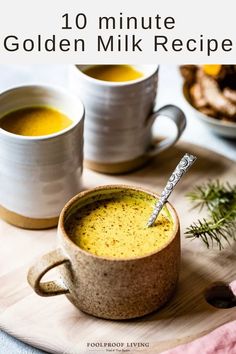 Warm, comforting, and packed with health benefits! This Golden Milk Recipe is easy to make with turmeric, spices, and your favorite milk. A soothing drink to boost your wellness routine.