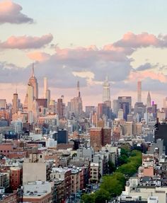 the view of new york city from above