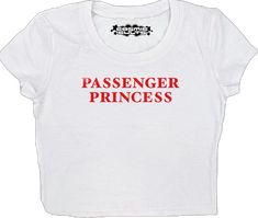 Fitted Red Crop Top With Graphic Print, Fitted Crew Neck Crop Top Band Merch, Fitted Cotton Cropped T-shirt With Logo Print, Passenger Princess, Glitter Text, Y2k Crop Top, Baby Crop Top, Baby Tees Y2k, Baby Tee