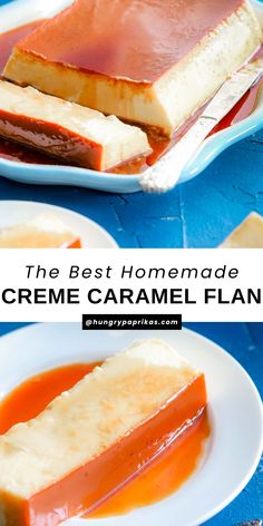 creme caramel on a serving plate Quick Condensed Milk Desserts, Condensed Milk Recipes Desserts Easy, Milk Caramel Recipe, Recipes With Condensed Milk, Creme Caramel Recipe, Hungry Paprikas, Condensed Milk Recipes Easy, French Creme, Recipe With Condensed Milk