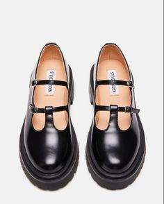 Leather Loafers Women, Shoe Wishlist, Funky Shoes, Black Leather Loafers, Leather Socks, Leather Mary Janes, Women's Loafers