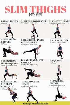 a poster showing how to do the splits