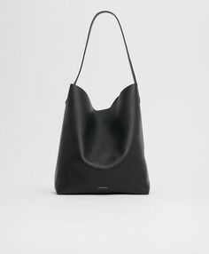 Maxi Everyday Cabas - Black Everyday Rectangular Hobo Bag With Magnetic Closure, Minimalist Work Bag With Magnetic Closure, Minimalist Everyday Bags With Magnetic Closure, Sleek Rectangular Hobo Bag For Everyday, Sleek Rectangular Hobo Bag For Everyday Use, Everyday Modern Rectangular Hobo Bag, Classic Hobo Bag With Magnetic Closure For Travel, Everyday Minimalist Shoulder Laptop Bag, Sleek Everyday Rectangular Hobo Bag