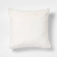 a white pillow on a white background