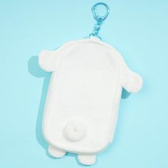 This super kawaii Cinnamoroll pouch charm is meant to carry around the acrylic stand of your favorite idol! Not only does it have a clear window, but it also has two open pockets inside it. Attach it to your favorite bag with its metal clip. White Kawaii Pouch For School, Kawaii White Rectangular Pencil Case, Kawaii White Rectangular Pouch, Cute Portable White Pouch, White Portable Kawaii Pencil Case, White Kawaii Pouch Gift, White Kawaii Pouch As A Gift, White Kawaii Pouch For Gift, White Kawaii Pouch As Gift