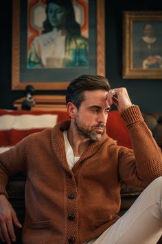 A versatile knit cardigan, this classic, shawl neck cardigan gives a relaxed look to your style, with a new twist… This luxurious knitted cardigan is made from a sustainable, 100% cotton thread. As a comfortable, regular fit, it features fully fashioned raglan seams and a large shawl collar. Best Cardigans, Shawl Cardigan, Fully Fashioned, Steve Mcqueen, Raw Denim, Knitted Cardigan, Winter Is Coming, Henley Shirts, Wool Cardigan