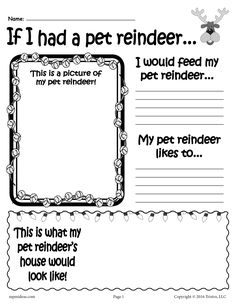 a pet reminder with the words if i had a pet reindeer